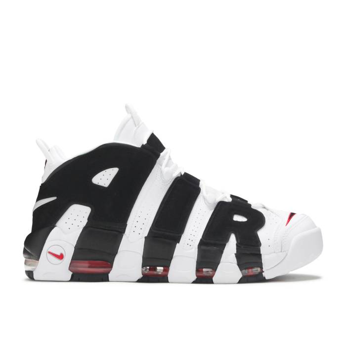 ナイキ Nike 【 Air More Uptempo \u0027Scottie Pippen\u0027 2020 Men White/Black/Varsity Red 】 引き上げるペース メンズ 白いこと 白いこと 黒いこと 黒いこと Red 赤・赤いこと