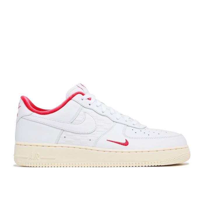 ナイキ Nike 【 Kith X Air Force 1 Low Tokyo Men White/White/University Red 】 メンズ 白色 ホワイト Red 赤・レッド