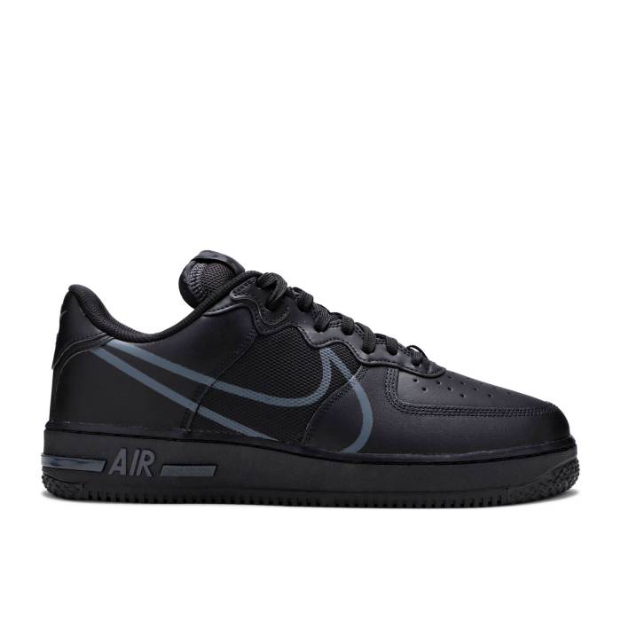ナイキ Nike 【 Air Force 1 React 'Triple Black' Men Black/Anthracite 】 リアクト メンズ 黒色 ブラック