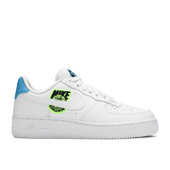 ナイキ Nike 【 Wmns Air Force 1 \u002707 Se \u0027Worldwide Pack - Volt\u0027 Women White/Volt/Laser Blue/White 】 レディース 白いこと 白いこと Laser レーザ 青み 青色