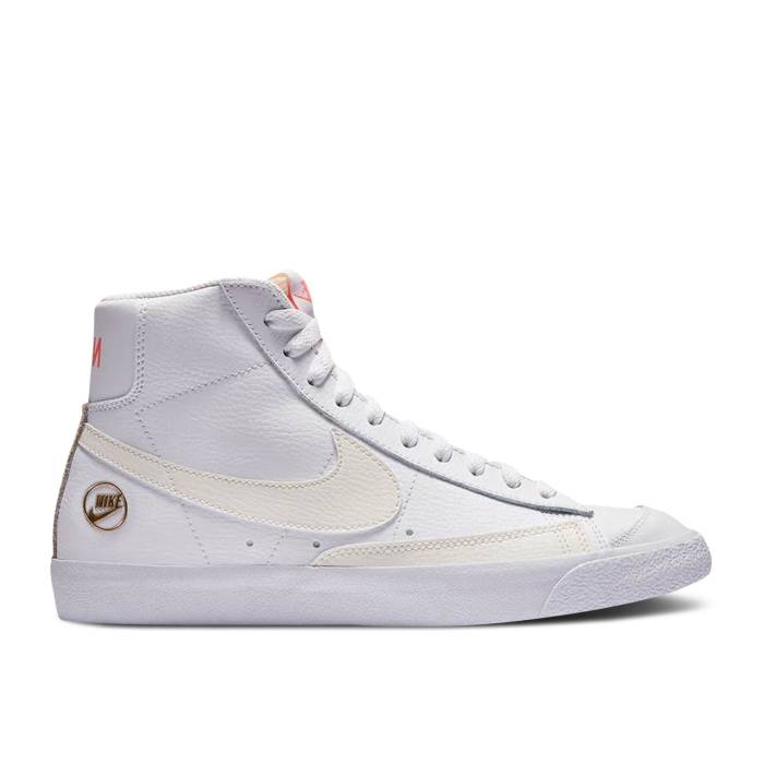 ナイキ Nike 【 Wmns Blazer Mid \u002777 Vintage \u0027Gold Emblem\u0027 Women White/Sail/Metallic Gold/Atomic Pink 】 ブレイザー ミッド vintage ビンテージ・ヴィンテージ レディース 白いこと 白いこと ゴールド pink さくら色