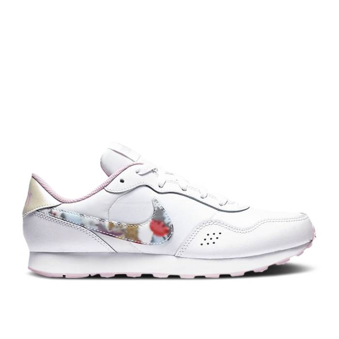 ナイキ Nike 【 Md Valiant Gs 'Fuzzy Floral Print' Youth White/Light Arctic Pink/Light Arctic Pink 】 ジュニア キッズ 白色 ホワイト pink ピンク