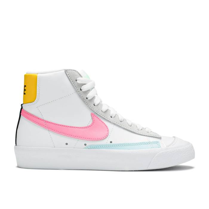 ナイキ Nike 【 Wmns Blazer Mid \u002777 Vintage \u0027Pastel\u0027 Women White/Pink Glow/Pure Platinum 】 ブレイザー ミッド vintage ビンテージ・ヴィンテージ レディース 白いこと 白いこと pink サクラ色 純然たる Platinum プラチナム
