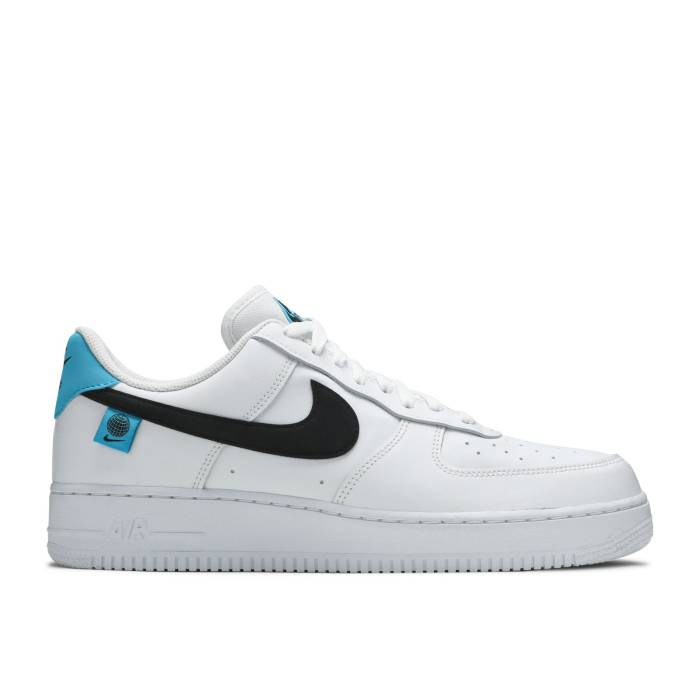 ナイキ Nike 【 Air Force 1 \u002707 Low \u0027Worldwide Pack - Blue Fury\u0027 Men White/Blue Fury/Black 】 青碧 青碧 メンズ 白いこと 白いこと 青碧 青碧 黒いこと 黒いこと