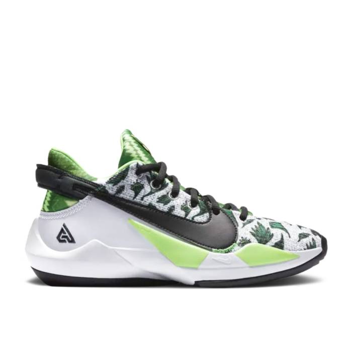 ナイキ Nike 【 Zoom Freak 2 Gs 'Naija' Youth Pure Platinum/Pine Green/Green Strike/Black 】 ズーム ジュニア キッズ ピュア Platinum プラチナム green 緑・グリーン ストライク 黒色 ブラック｜スニケス