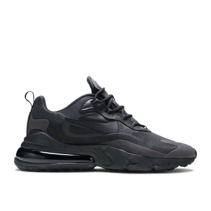 ナイキ Nike 【 Wmns Air Max 270 React 'Black Oil Grey' Women Black/Oil Grey/Black/Oil Grey 】 マックス リアクト レディース 黒色 ブラック 灰色 グレー｜スニケス
