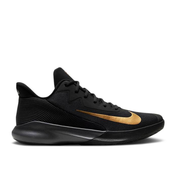 ナイキ Nike 【 Precision 4 Black Metallic Gold Men Black/Dark Smoke Grey/Metallic Gold 】 メンズ 黒色 ブラック 灰色 グレー ゴールド
