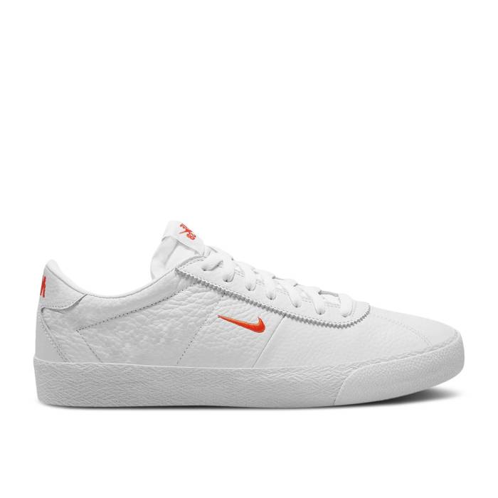 ナイキ Nike 【 Zoom Bruin Sb 'White Team Orange' Men White/White/Gum Light Brown/Team Orange 】 ズーム ブルーイン エスビー Team チーム メンズ 白色 ホワイト 茶色 ブラウン Team チーム orange 橙・オレンジ|スニケス