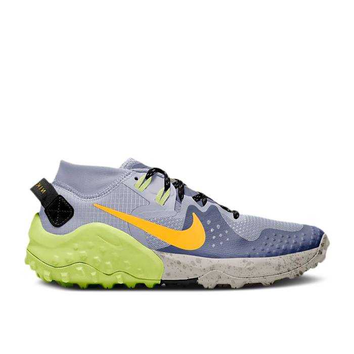 ナイキ Nike 【 Wmns Wildhorse 6 \u0027Ghost Limelight\u0027 Women World Indigo/Ghost/Limelight/Laser Orange 】 レディース 藍色・インディゴ Laser レーザ orange 橙・オレンジ色