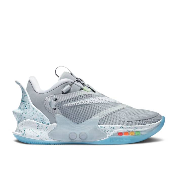 ナイキ Nike 【 Adapt Bb 2.0  Mag Men Wolf Grey/White/Light Aqua 】 アダプト メンズ 灰色 グレー 白色 ホワイト アクア