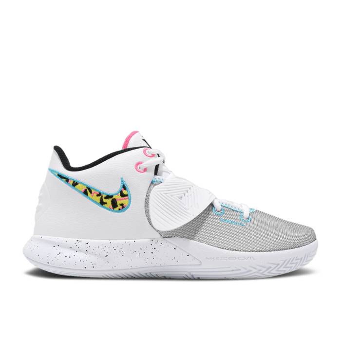 ナイキ Nike 【 Kyrie Flytrap 3 Ep \u0027South Beach\u0027 Men White/Blue Fury/Opti Yellow/Black 】 Kyrie カイリー 飛翔さあ美 メンズ 白いこと 白いこと 青み 青色 yellow 黄味がかった・黄色 黒いこと 黒いこと
