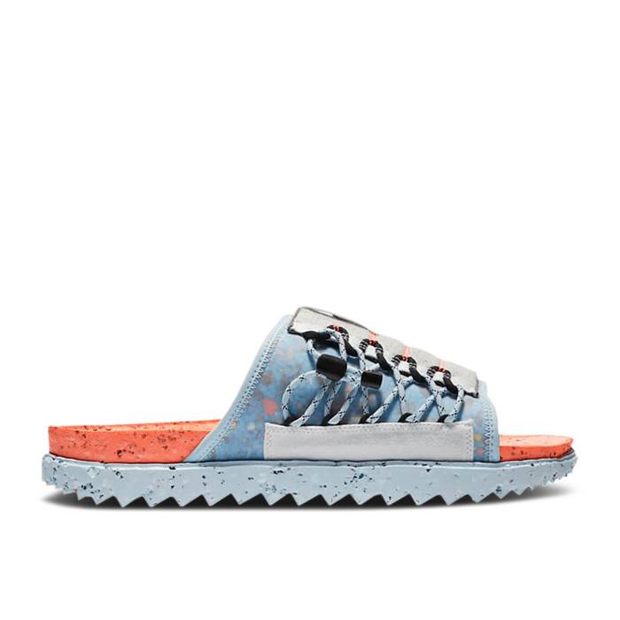ナイキ Nike 【 Asuna Slide Se \u0027Crater - Total Crimson Grey\u0027 Men Total Crimson/Chambray Blue/Black/Wolf Grey 】 Slide サンダル クリムゾン メンズ クリムゾン 青み 青色 黒いこと 黒いこと 薄墨色 薄墨色