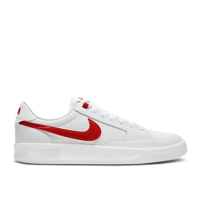 ナイキ Nike 【 Adversary Sb \u0027White University Red\u0027 Men White/White/University Red/University Red 】 エスビー メンズ 白いこと 白いこと Red 赤・赤いこと メンズ靴-スニーカー