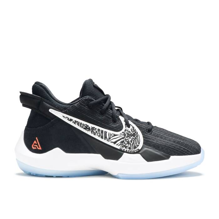 ナイキ Nike 【 Zoom Freak 2 Ps 'Black' Youth Black/White/Solar Flare/Off Noir 】 ズーム ジュニア キッズ 黒色 ブラック 白色 ホワイト