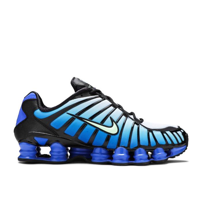 ナイキ Nike 【 Shox Tl Racer Blue Men Black/Vapor Green/Racer Blue 】 Shox ショックス メンズ 黒色 ブラック green 緑・グリーン 青色 ブルー
