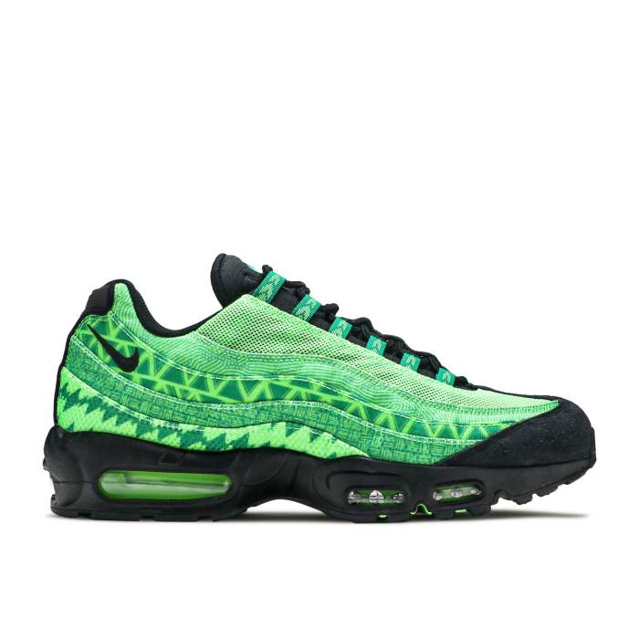 ナイキ Nike 【 Air Max 95 Naija Men Pine Green/Black/Sub Lime/White 】 マックス メンズ green 緑・グリーン 黒色 ブラック ライム 白色 ホワイト