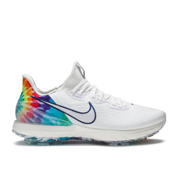 ナイキ Nike 【 Air Zoom Infinity Tour Nrg \u0027Peace, Love And Golf\u0027 Men Summit White/Lemon Venom/White/Deep Royal 】 望遠レンズ メンズ 白いこと 白いこと ディープ