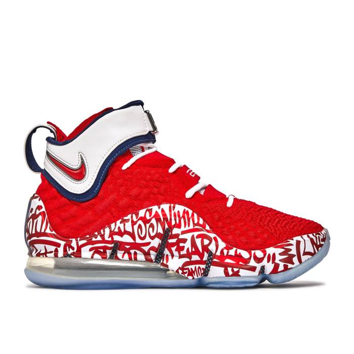 ナイキ Nike 【 Lebron 17 Ep Lebron 4 Red Graffiti Men University Red/University Red/White 】 Lebron レブロン Red 赤・レッド メンズ Red 赤・レッド 白色 ホワイト
