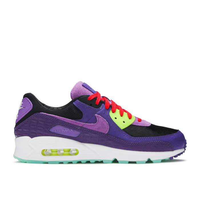 ナイキ Nike 【 Air Max 90 \u0027Exotic Animal Pack - Violet Blend\u0027 Men Black/Purple/Volt/Mint 】 マックス 紫・相撲取り草 メンズ 黒いこと 黒いこと Purple 紫・パープル