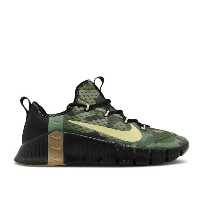 ナイキ Nike 【 Free Metcon 3 'Camo' Men Black/Spiral Sage/Gum Medium Brown/Limelight 】 フリー メンズ 黒色 ブラック 茶色 ブラウン