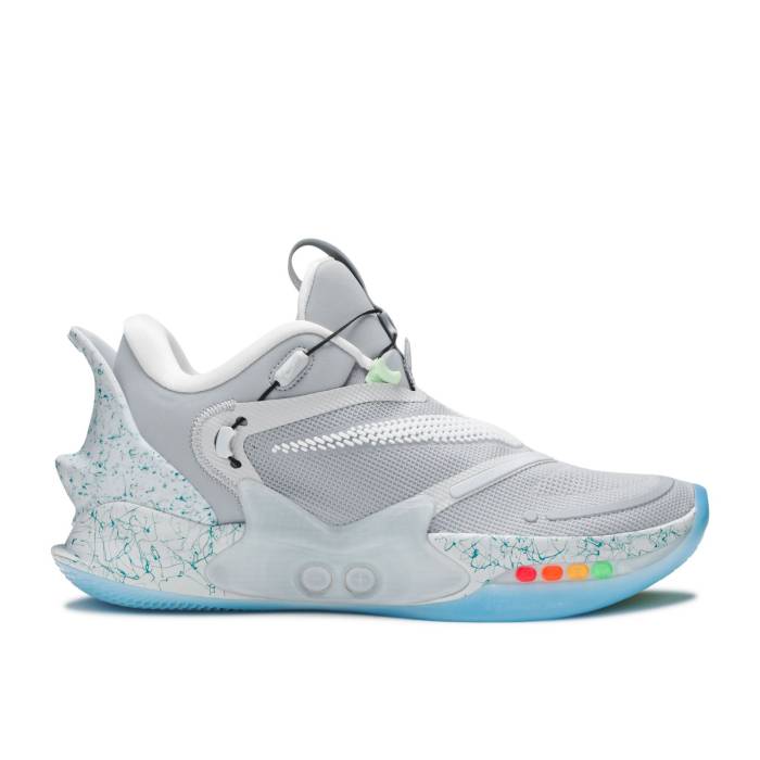 ナイキ Nike 【 Adapt Bb 2.0  Mag Uk Charger Men Wolf Grey/White/Light Aqua 】 アダプト メンズ 灰色 グレー 白色 ホワイト アクア