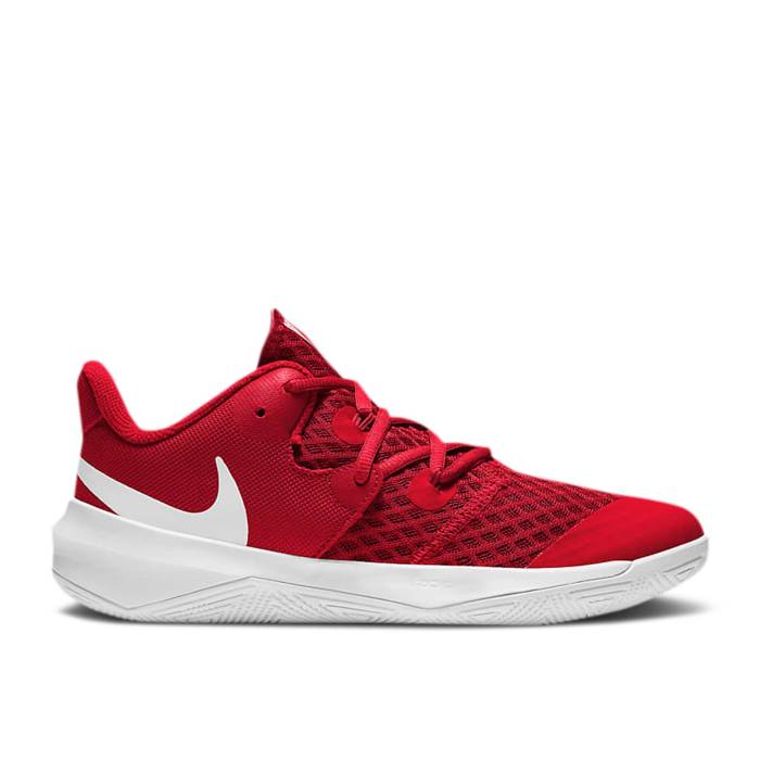 ナイキ Nike 【 Wmns Hyperspeed Court \u0027University Red\u0027 Women University Red/White 】 厚地の外套 レディース Red 赤・赤いこと 白いこと 白いこと