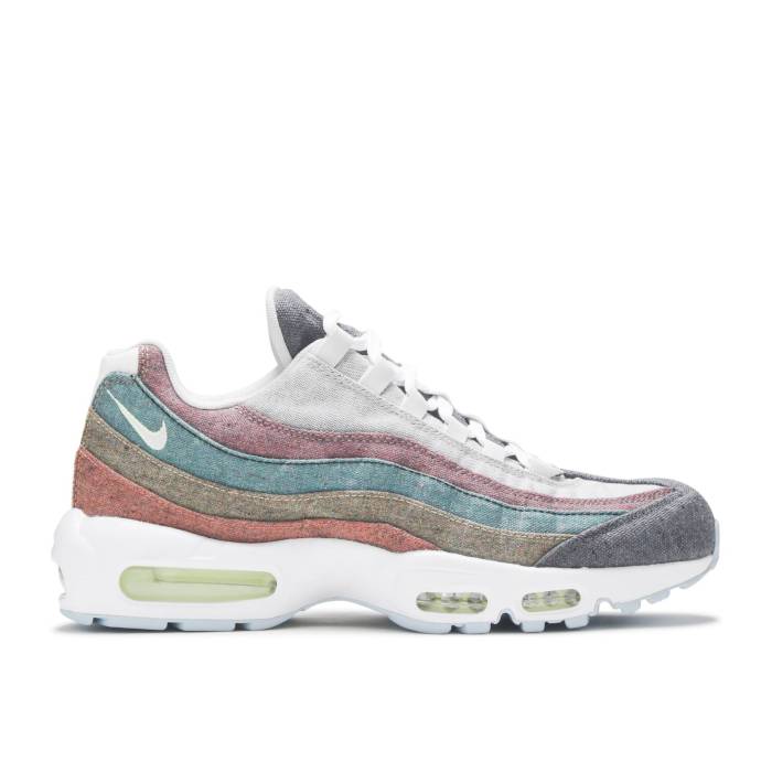 ナイキ Nike 【 Air Max 95 'Recycled Canvas Pack' Men Vast Grey/White/Barely Volt 】 マックス メンズ 灰色 グレー 白色 ホワイト