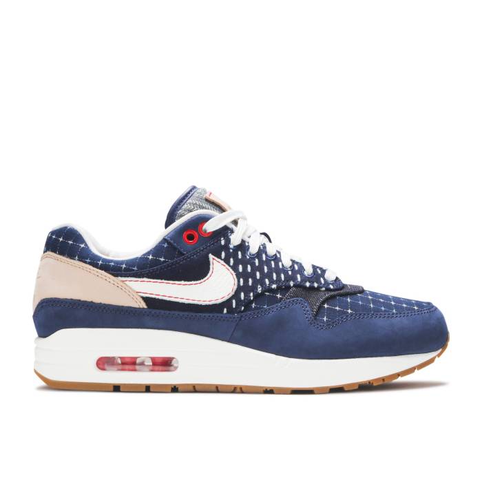 ナイキ Nike 【 Denham X Air Max 1 Blue Void Men Blue Void/Coastal Blue/Vachetta Tan/Sail 】 マックス メンズ 青色 ブルー