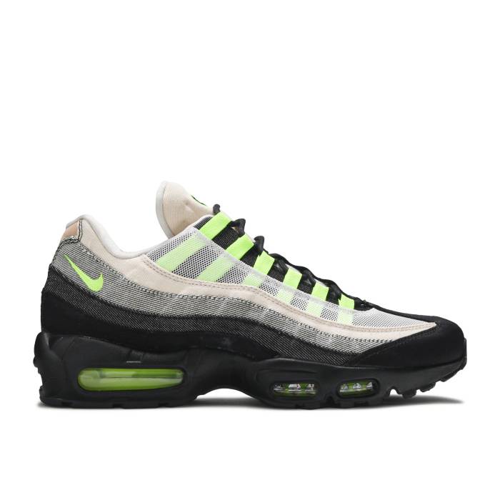 ナイキ Nike 【 Denham X Air Max 95 \u0027Volt\u0027 Men Black/Summit White/Volt 】 マックス メンズ 黒いこと 黒いこと 白いこと 白いこと