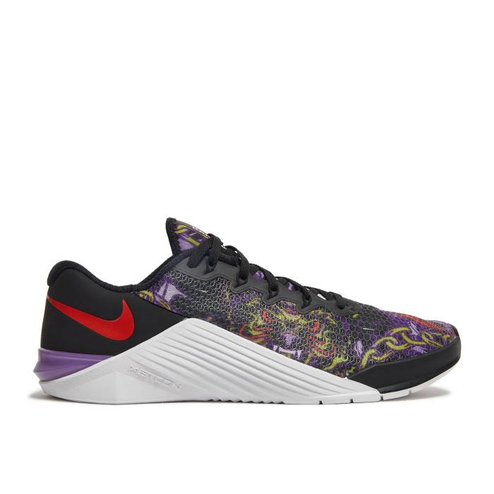 ナイキ Nike 【 Metcon 5 \u0027David And Goliath\u0027 Men Black/Purple Nebula/White/Bright Cactus 】 メンズ 黒いこと 黒いこと Purple 紫・パープル 白いこと 白いこと