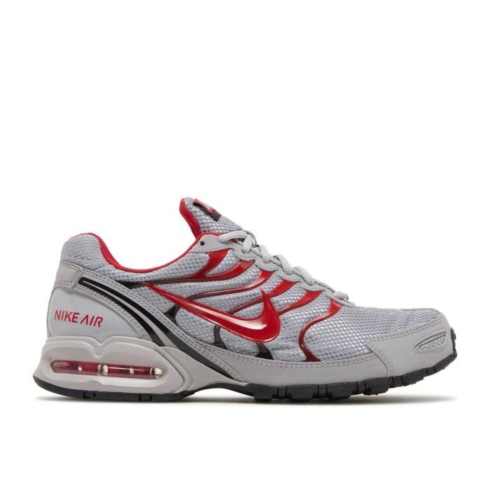 ナイキ Nike 【 Air Max Torch 4 \u0027Atmosphere Grey University Red\u0027 Men Atmosphere Grey/University Red 】 マックス 懐中電燈 薄墨色 薄墨色 メンズ 薄墨色 薄墨色 Red 赤・赤いこと