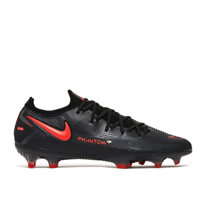 ナイキ Nike 【 Phantom Gt Elite Fg \u0027Black Chile Red\u0027 Men Black/Dark Smoke Grey/Chile Red 】 エリート メンズ 黒いこと 黒いこと 薄墨色 薄墨色 Red 赤・赤いこと スニーカー-メンズ靴-靴