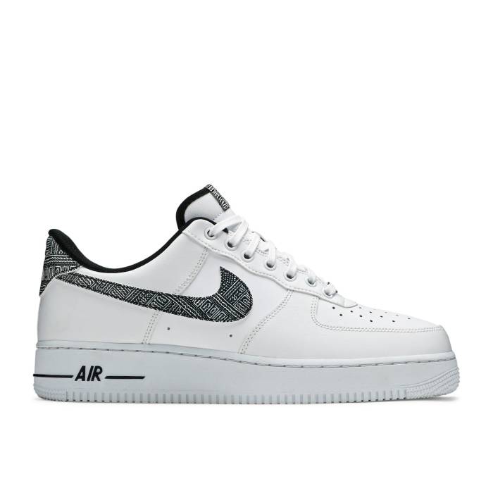 ナイキ Nike 【 Air Force 1 '07 'Geometric Print' Men White/Multi-Color/Metallic Silver/Black 】 メンズ 白色 ホワイト Silver 銀色・シルバー 黒色 ブラック