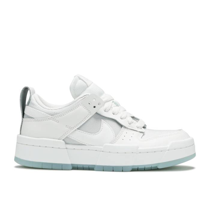 ナイキ Nike 【 Wmns Dunk Low Disrupt \u0027Photon Dust\u0027 Women Photon Dust/Summit White/Summit White 】 ダンク レディース 白いこと 白いこと