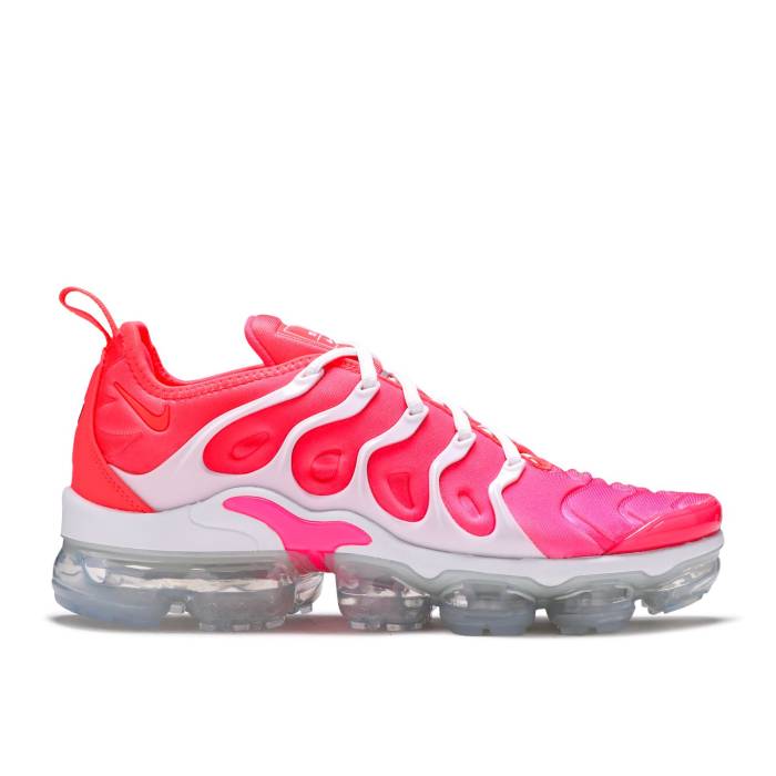 ナイキ Nike 【 Wmns Air Vapormax Plus \u0027Pink Blast\u0027 Women Platinum Tint/Pink Blast/Flash Crimson 】 レディース Platinum プラチナム pink サクラ色 ブラジャー同盟罷工 クリムゾン