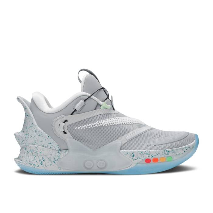 ナイキ Nike 【 Adapt Bb 2.0 \u0027 Mag\u0027 Gc Charger Men Wolf Grey/White/Light Aqua 】 アダプト メンズ 薄墨色 薄墨色 白いこと 白いこと アクア