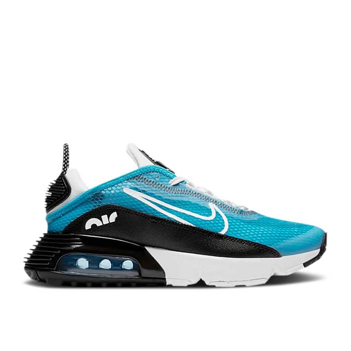 ナイキ Nike 【 Air Max 2090 Gs 'Laser Blue' Youth Laser Blue/Black/Vast Grey/White 】 マックス ジュニア キッズ Laser レーザー 青色 ブルー 黒色 ブラック 灰色 グレー 白色 ホワイト｜スニケス