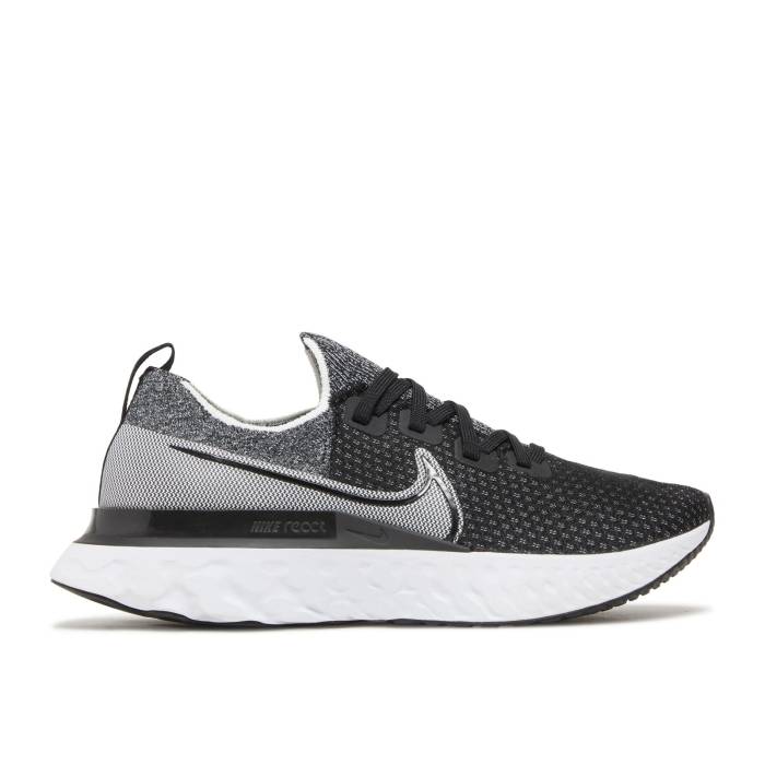 ナイキ Nike 【 Wmns React Infinity Run Flyknit 'Black White' Women Black/White/White 】 リアクト ラン フライニット レディース 黒色 ブラック 白色 ホワイト｜スニケス