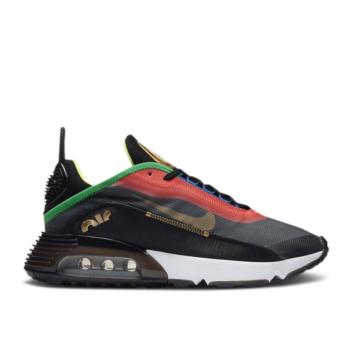 ナイキ Nike 【 Air Max 2090 \u0027Olympics\u0027 Men Black/Metallic Gold/Racer Blue/Green Spark 】 マックス メンズ 黒いこと 黒いこと ゴールド 青み 青色 green 緑・緑であること