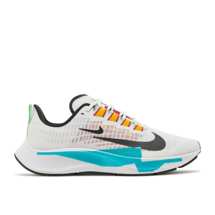 ナイキ Nike 【 Wmns Air Zoom Pegasus 37 Premium \u0027White Oracle Aqua\u0027 Women Summit White/Pure Platinum/Oracle Aqua/Black 】 望遠レンズ ペガサス Premium 割り増し金 レディース 白いこと 白いこと 純然たる Platinum プラチナム アクア