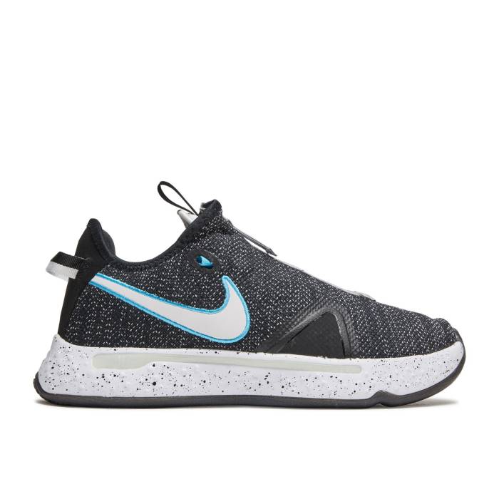 ナイキ Nike 【 Pg 4 Heather Black Men Black/Wolf Grey/Blue Fury/White 】 メンズ 黒色 ブラック 灰色 グレー 青色 ブルー 白色 ホワイト