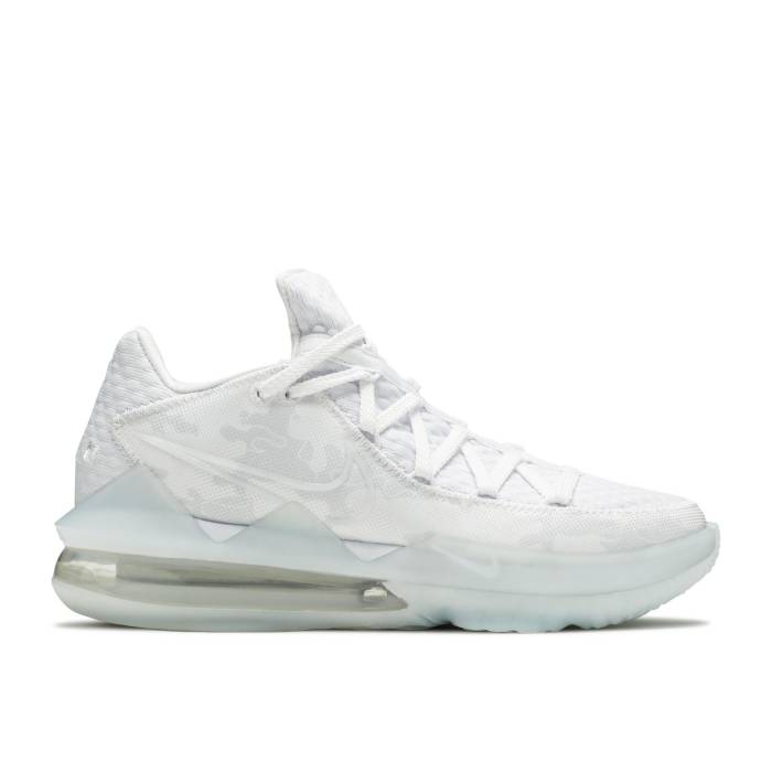 ナイキ Nike 【 Lebron 17 Low Ep \u0027White Camo\u0027 Men White/White/White 】 Lebron レブロン メンズ 白いこと 白いこと