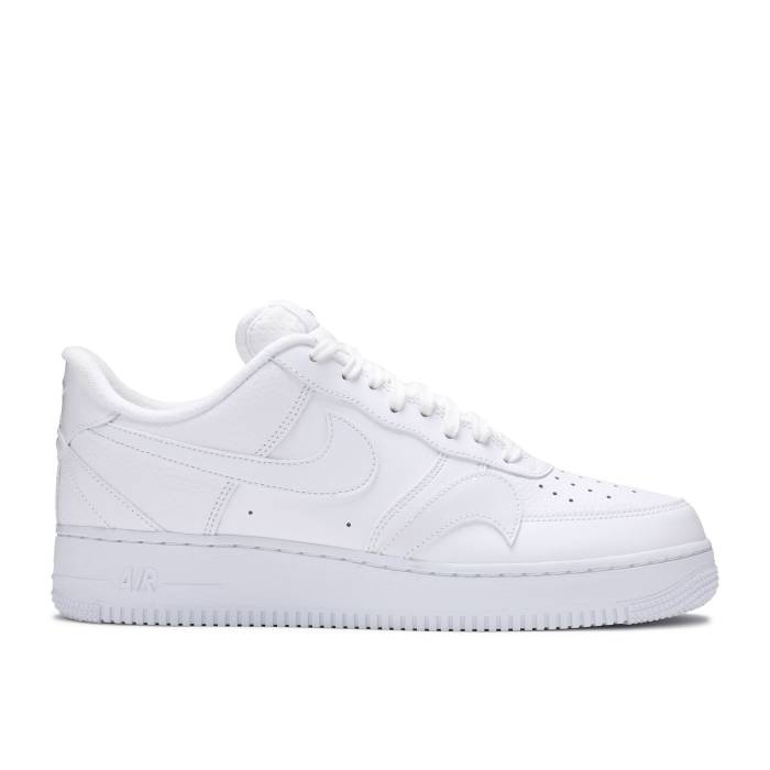 ナイキ Nike 【 Air Force 1 07 Lv8 Misplaced Swoosh - Triple White Men White/White/White 】 Swoosh スウッシュ・スウォッシュ メンズ 白色 ホワイト