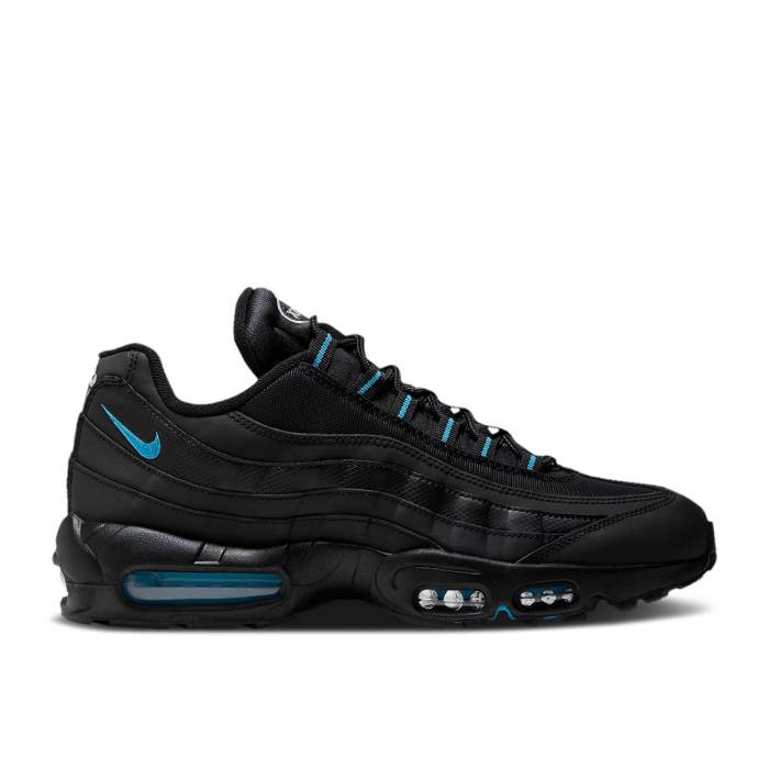 ナイキ Nike 【 Air Max 95 \u0027Black Laser Blue\u0027 Men Black/Laser Blue/White 】 マックス Laser レーザ メンズ 黒いこと 黒いこと Laser レーザ 青碧 青色 白いこと 白いこと 靴-メンズ靴-スニーカー
