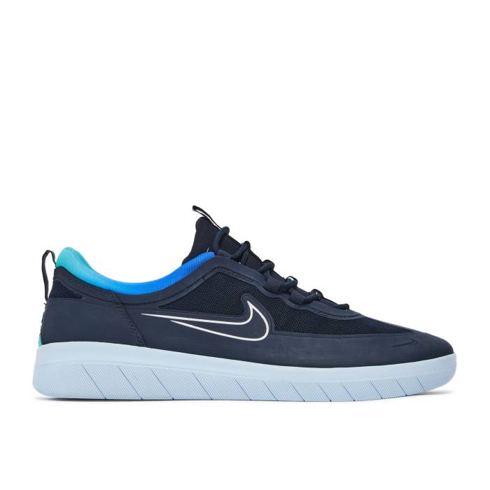 ナイキ Nike 【 Nyjah Free 2 Sb \u0027Blue Flame Pack\u0027 Men Dark Obsidian/Hyper Jade/Hyper Jade/White 】 無償性 エスビー メンズ 翡翆・ジェード 白いこと 白いこと