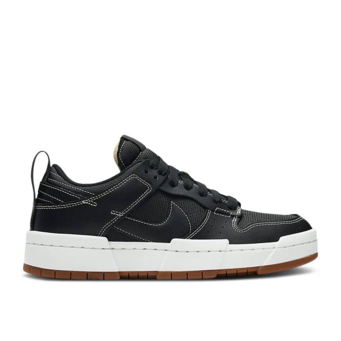 ナイキ Nike 【 Wmns Dunk Low Disrupt \u0027Black Gum\u0027 Women Black/White/Light Gum Brown 】 ダンク レディース 黒いこと 黒いこと 白いこと 白いこと 赤銅色 赤銅色