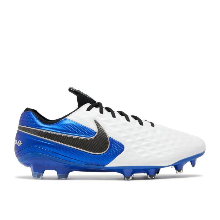 ナイキ Nike 【 Tiempo Legend 8 Elite Fg \u0027White Hyper Royal\u0027 Men White/Hyper Royal/Metallic Silver/Black 】 Tiempo ティエンポ Legend 昔ばなし エリート メンズ 白いこと 白いこと Silver しろがね色・しろがね色 黒いこと 黒いこと