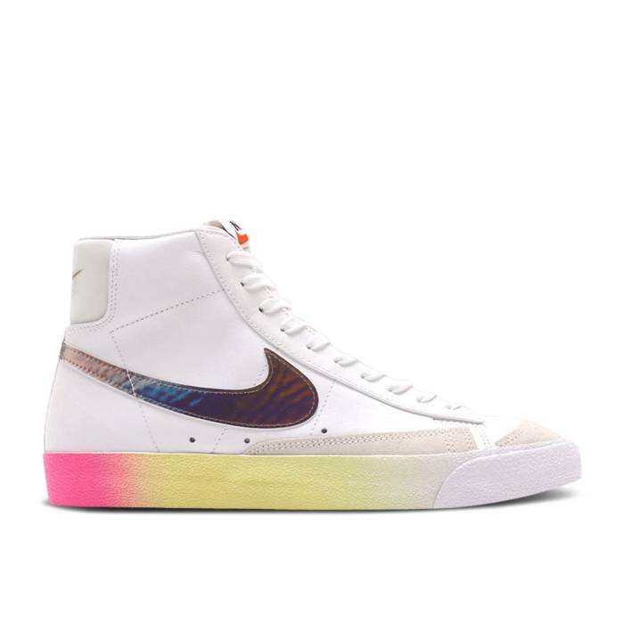 ナイキ Nike 【 Blazer Mid \u002777 Vintage \u0027Thermal - White\u0027 Men White/Bright Cactus/Hyper Pink 】 ブレイザー ミッド vintage ビンテージ・ヴィンテージ メンズ 白いこと 白いこと pink サクラ色