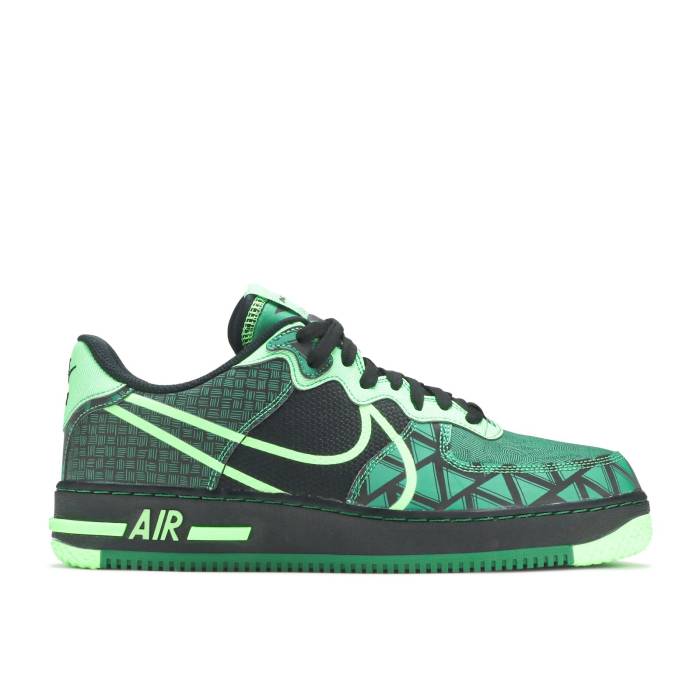ナイキ Nike 【 Air Force 1 React Naija Men Black/Pine Green/Green Strike 】 リアクト メンズ 黒色 ブラック green 緑・グリーン ストライク