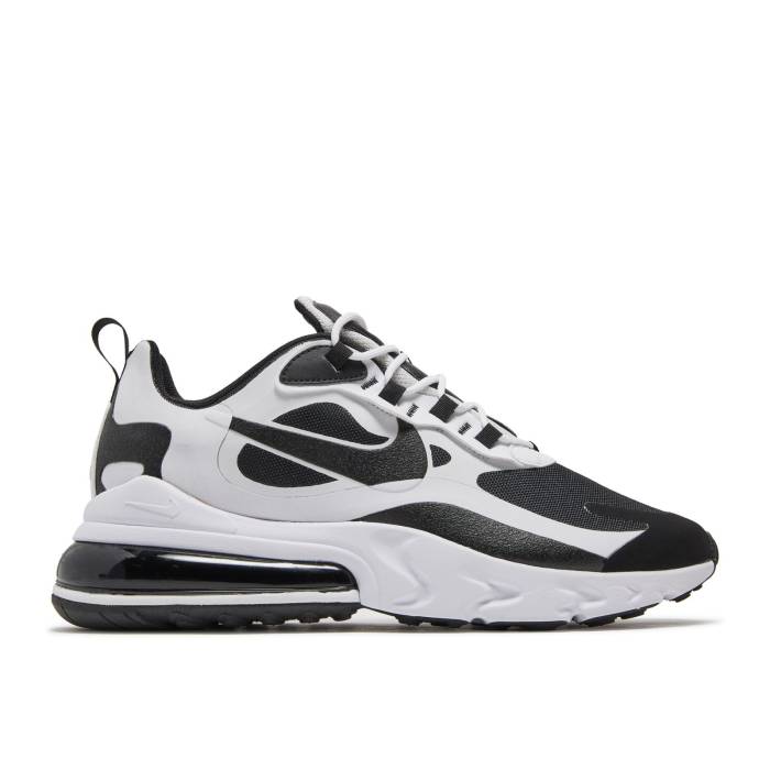 ナイキ Nike 【 Air Max 270 React White Black Men White/Black/White 】 マックス リアクト メンズ 白色 ホワイト 黒色 ブラック